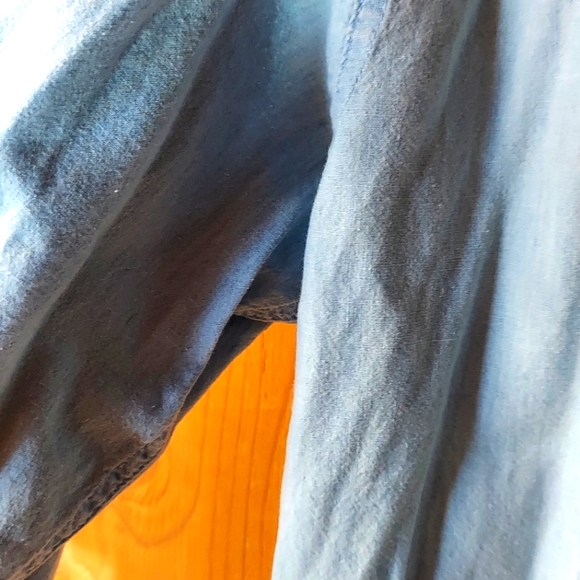 Vintage The Disney Catalog Mickey & Friends Light Blue Denim Button Up Shirt - Picture 13 of 16